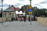 Kręcenie filmu promocyjnego na elbląskim moście