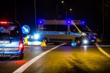 Wypadek na wiadukcie przed Nowym Dworem Gdańskim