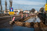 Browarna - wyłączony pas ruchu