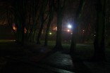 Park im. R. Traugutta nocą
