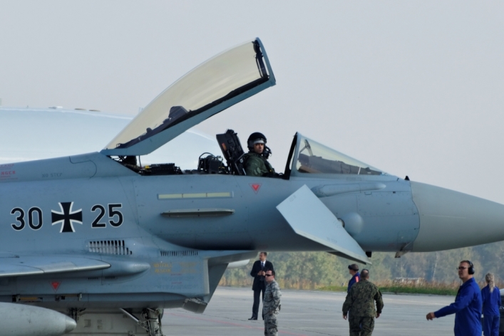 Eurofightrer i pilot