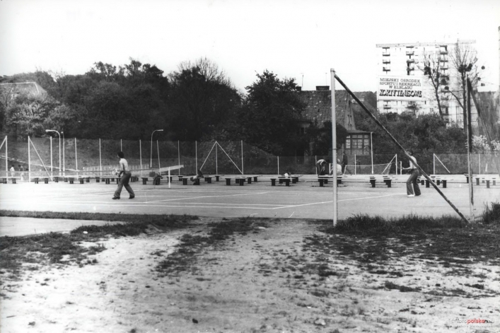 1978, Korty tenisowe MOSiRu przy ulicy Oliwskiej.