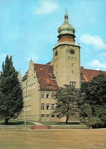1973, Siedziba Prezydium Miejskiej Rady Narodowej w Elblągu.