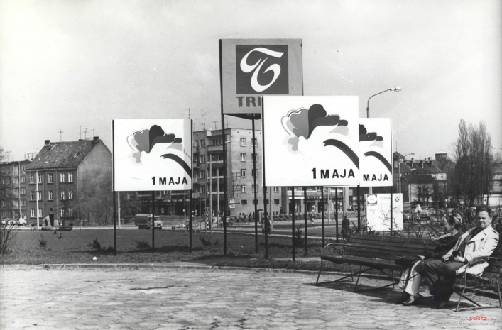1978, Dekoracje miasta na obchody 1 Maja.