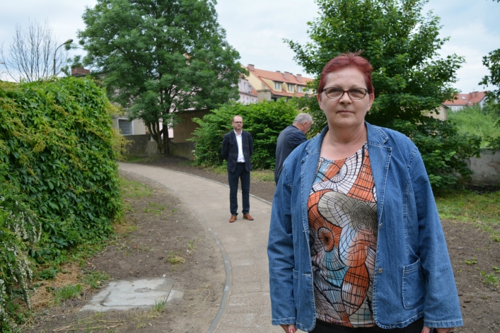 Hanna Bidzińska - żona Adama Bidzińskiego - wnioskodawcy inwestycji zgłoszonej do budżetu obywatelskiego