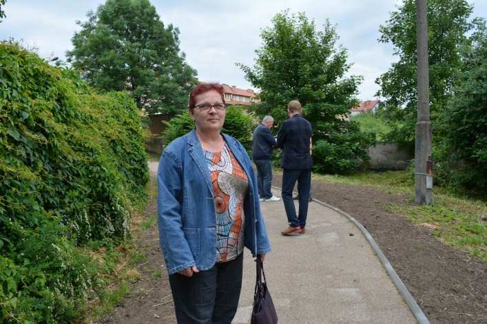 Hanna Bidzińska - żona Adama Bidzińskiego - wnioskodawcy inwestycji zgłoszonej do budżetu obywatelskiego