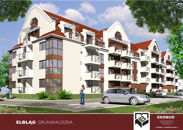 Wizualizacja budynku przy Al.Grunwaldzkiej