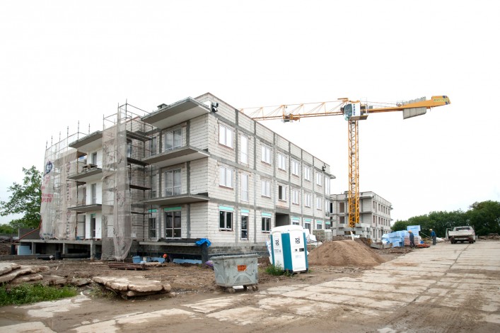 Budowa osiedla wielorodzinnego realizowanego przez firmę ZUB Mytych