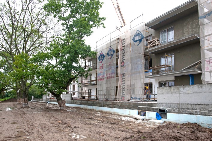 Budowa osiedla wielorodzinnego realizowanego przez firmę ZUB Mytych