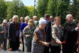 Złożenie kwiatów na pomniku Armii Czerwonej
