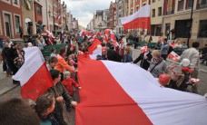 Elblążanie celebrowali symbole narodowe, 2 Maja 2013 w Elblągu