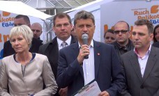 Konferencja Ewy Białkowskiej i Janusza Palikota