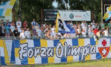 Olimpia Elbląg - Pelikan Łowicz, skrót meczu