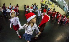 Mikołajkowe spotkanie przedszkolaków
