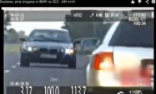 Braniewo, pirat drogowy w BMW na S22 - 240 km/h